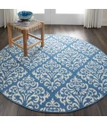 Nourison Grafix Round Area Rug GRF06-Blue