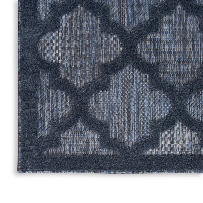 Nourison Easy Care Area Rug NES01 Navy Blue