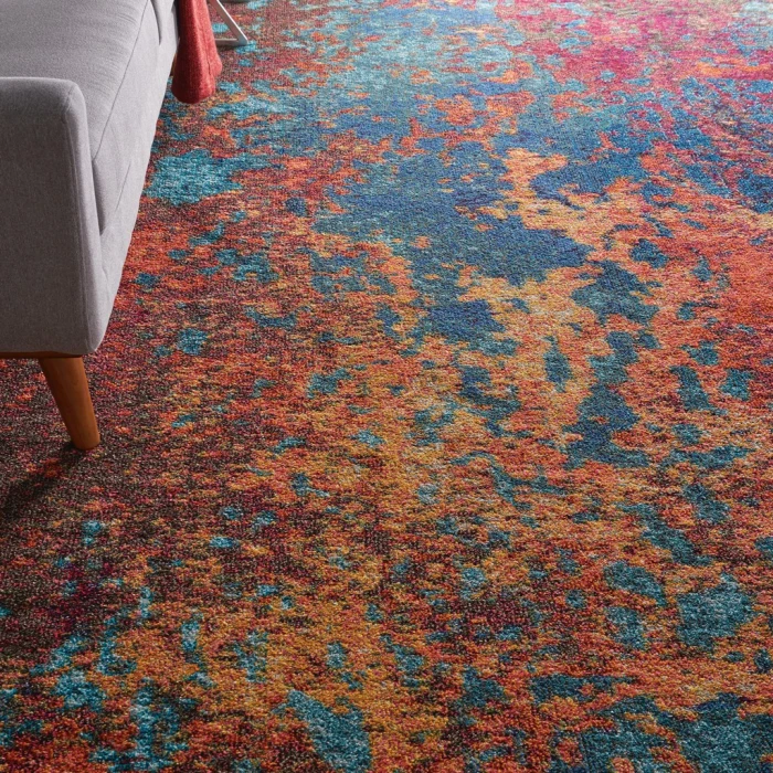 Nourison Celestial Area Rug CES08-Atlantic