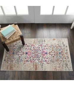 Nourison Home Vintage Kashan VKA02 Ivory 2 ft. X 4 ft. Area Rug