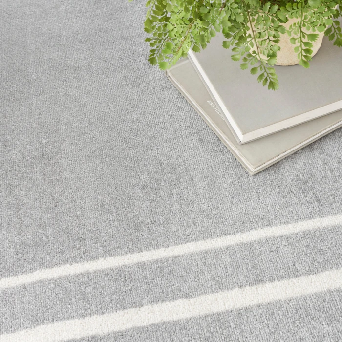 Nourison Nourison Essentials Area Rug NRE02 Grey/Ivory