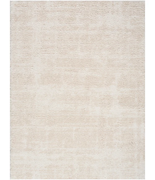 Nourison Home Modern Shag Ivory Beige MMD04 3 ft. 11 in. X 5 ft. 11 in. Rectangle Rug