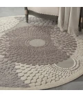 Nourison Graphic Illusions Round Area Rug GIL04-Grey