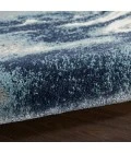 Kathy Ireland American Manor Area Rug AMR03 Blue/Ivory 2'2" x 7'6"