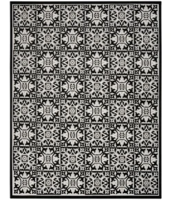 Nourison Home Aloha ALH34 Black White 7 ft. 10 in. X 10 ft. 6 in. Area Rug