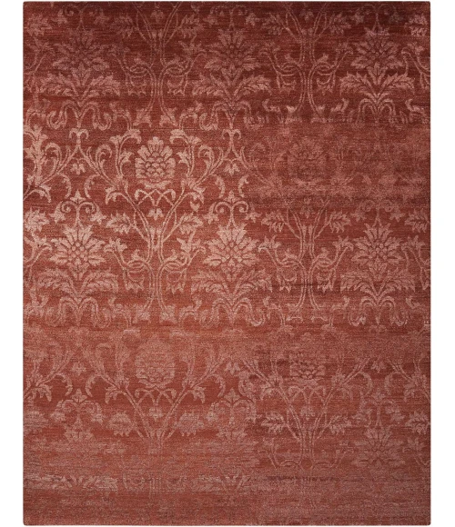 Nourison Home Silk Shadows Brown SHA03 7ft.9in. x 9ft.9in. Rect. Rug