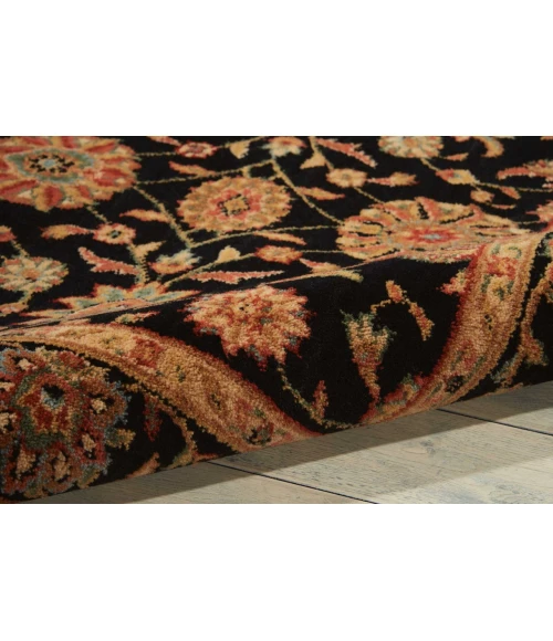 Nourison Home Living Treasures Black LI05 5ft.6in. x 8ft.3in. Rect. Rug