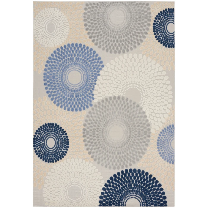 Nourison Aloha Area Rug ALH29 Blue/Grey