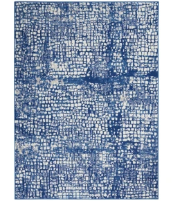 Nourison Home Whimsicle WHS07 Ivory Navy 5 ft. X 7 ft. Area Rug