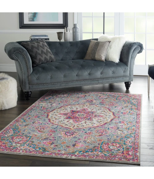 Nourison Passion Area Rug PSN22-Grey/Multi