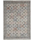 Nourison Starry Nights Area Rug STN09 Grey/Navy 5'3" x 7'3"