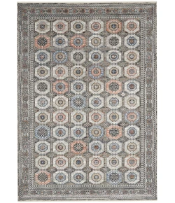 Nourison Home Starry Nights STN09 Grey/Navy 5 ft. 3 in. X 7 ft. 3 in. Area Rug
