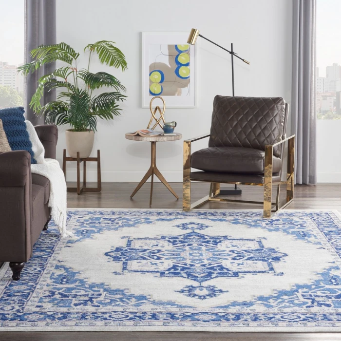 Nourison Whimsicle Area Rug WHS03-Ivory Blue