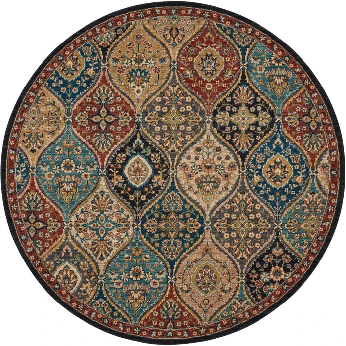 Nourison 2020 Round Area Rug NR203-Multicolor