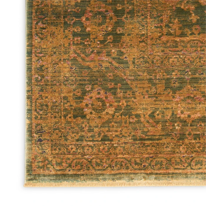 Nourison Luxurious Olive LRS01 9 ft. X 12 ft. Rect. Rug