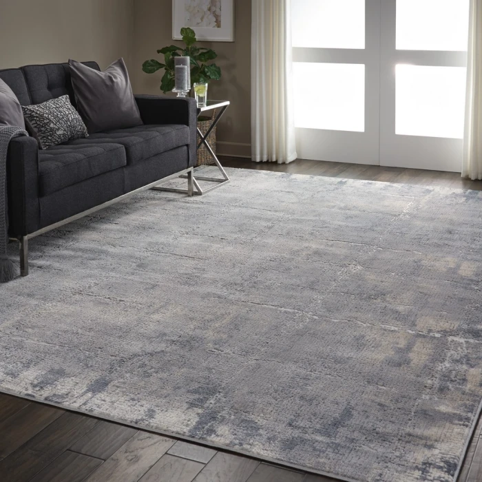Nourison Rustic Textures Area Rug RUS06-Grey/Beige