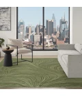 DKNY Central Park West Green CEP02 7ft.10in. x 9ft.10in. Rect. Rug
