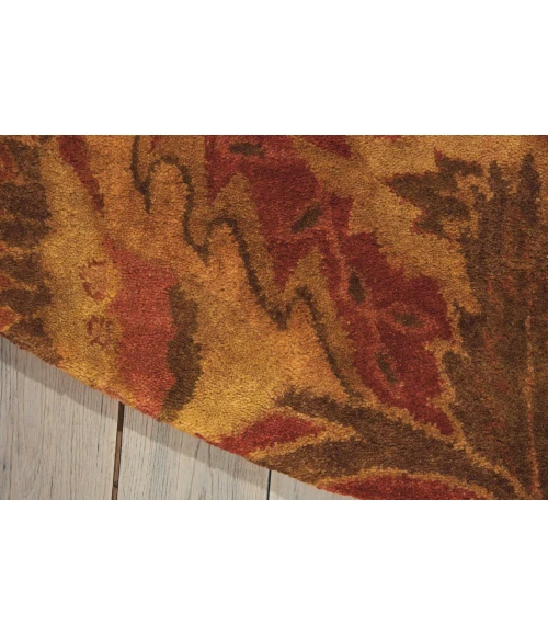 Nourison Jaipur Round Area Rug JA43-Flame