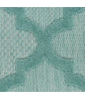 Nourison Easy Care Area Rug NES01 Aqua/Teal