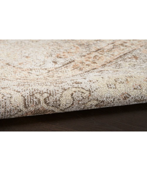 Nourison Astra Machine Washable Beige ASW13 2 ft. 2 in. X 8 ft. Rectangle Rug