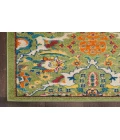 Nourison Allur Sage Ivory ALR03 2 ft. 3 in. X 10 ft. Rectangle Rug