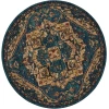Nourison Home Nourison 2020 NR206 Teal 7 ft. 5 in. Round Area Rug