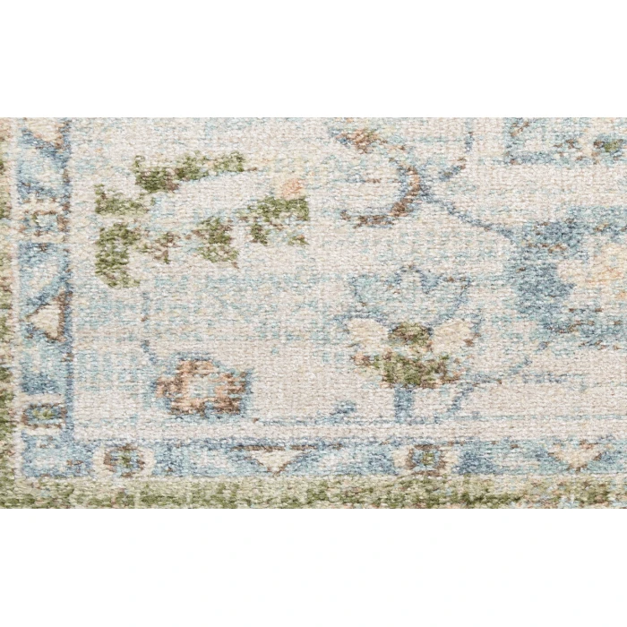 Nourison Astra Machine Washable Blue Green ASW12 4 ft. X 6 ft. Rectangle Rug