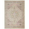 Nourison Home Tranquil TRA06 Ivory Pink 5 ft. 3 in. X 7 ft. 3 in. Area Rug