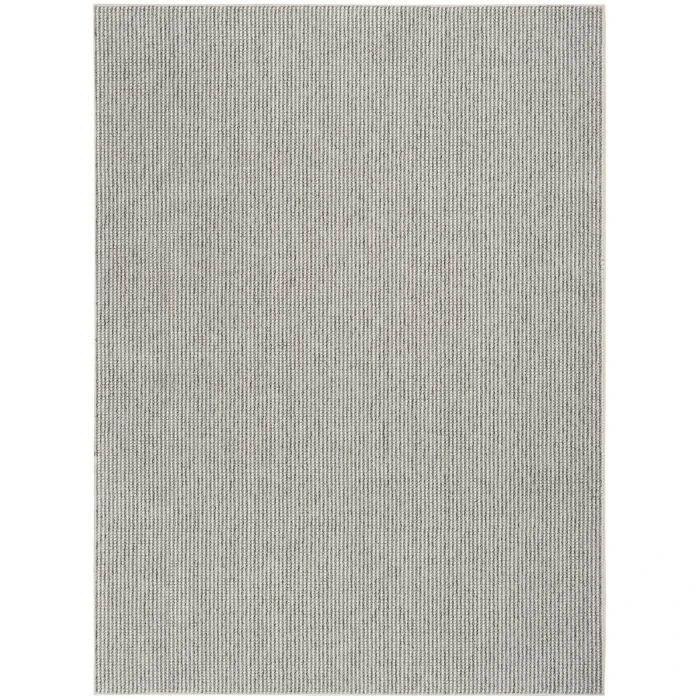 Nourison Natural Texture Ivory Grey NTX01 5 ft. X 7 ft. Rect. Rug