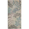Nourison Home Tranquil TRA01 Ivory/Light Blue 2 ft. X 4 ft. Area Rug