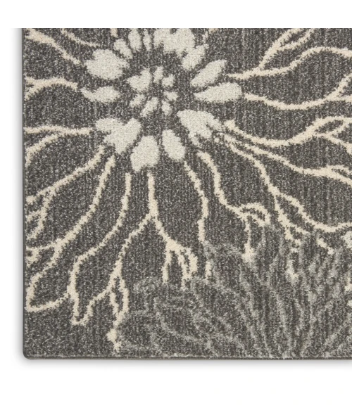 Nourison Passion Runner Area Rug PSN17-Charcoal/Blue