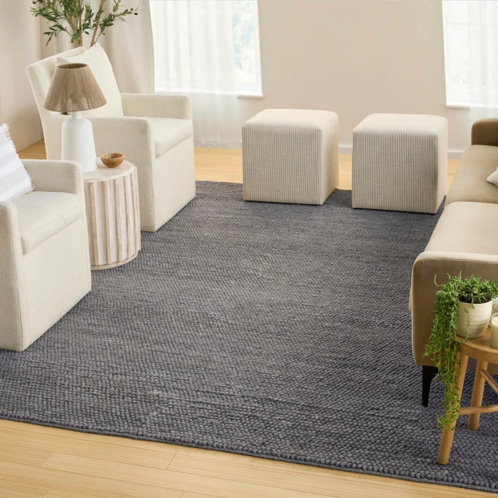 DKNY Pure Knots Grey KNT01 10 ft. X 14 ft. Rect. Rug