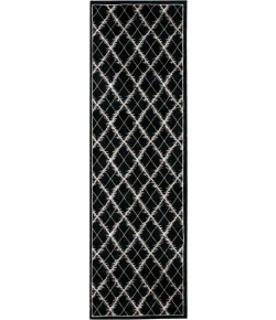 Nourison Home Tranquility Black TNQ01 2ft.2in. x 7ft.6in. Rect. Rug