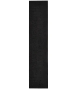 Nourison Home Nourison Essentials NRE01 Black 2 ft. 2 in. X 16 ft. Area Rug