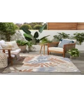 Nourison Aloha Blue Mocha ALH18 6 ft. X 9 ft. Rectangle Rug