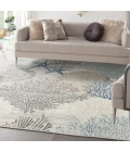 Nourison Seaside Ivory Grey Blue SDS04 5 ft. X Square Rug