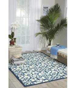 Nourison Home & Garden RS093 Blue 10 ft. X 13 ft. Area Rug