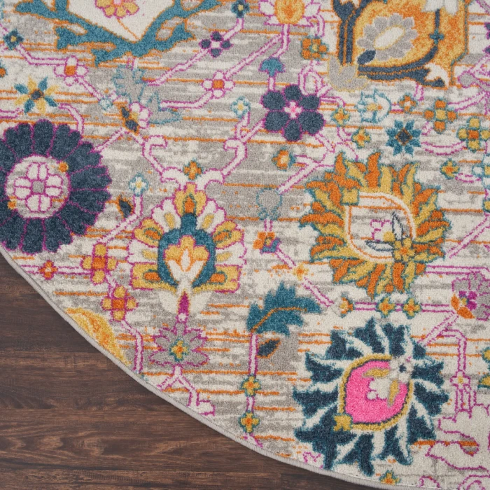 Nourison Passion Area Rug PSN01 Silver