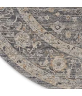 Nourison Lynx Slate Multicolor LNX03 8 ft. X Round Rug
