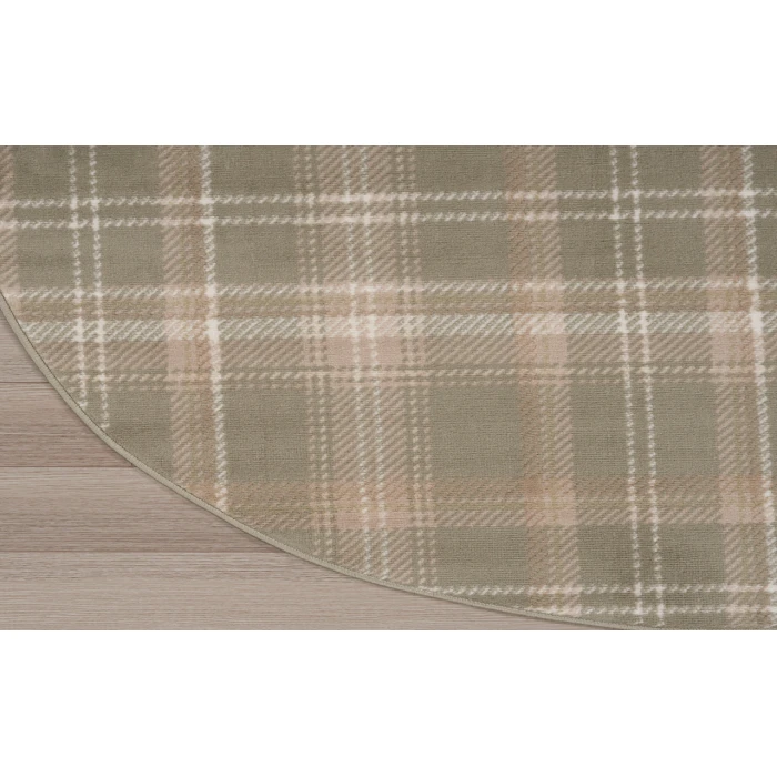 Nourison Grafix Olive GRF03 5 ft. 3 in. Round Rug