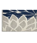 Nourison Aloha Ivory Navy ALH05 9 ft. X 12 ft. Rectangle Rug