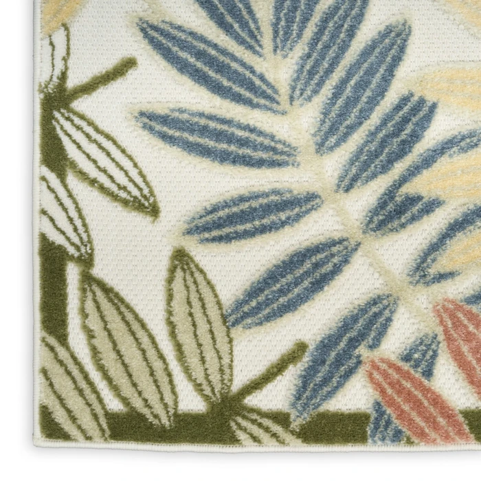 Nourison Aloha Ivory Rose ALH18 2 ft. 8 in. X 4 ft. Rect. Rug