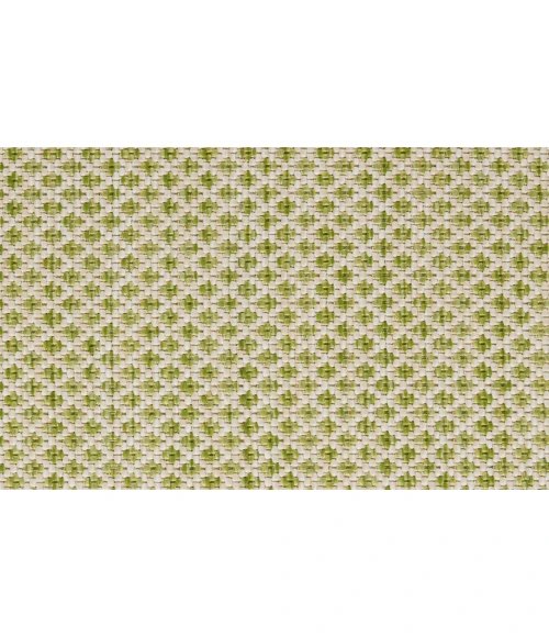 Nourison Courtyard Ivory Green COU01 5 ft. Square Rug