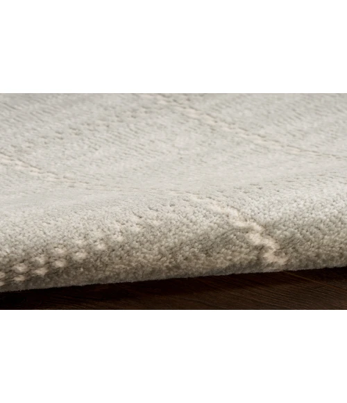 Nourison Serenity Home Light Grey SRH05 3 ft. 11 in. X 5 ft. 11 in. Rectangle Rug
