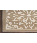 Nourison Jubilant Taupe JUB06 2 ft. X 6 ft. Rectangle Rug