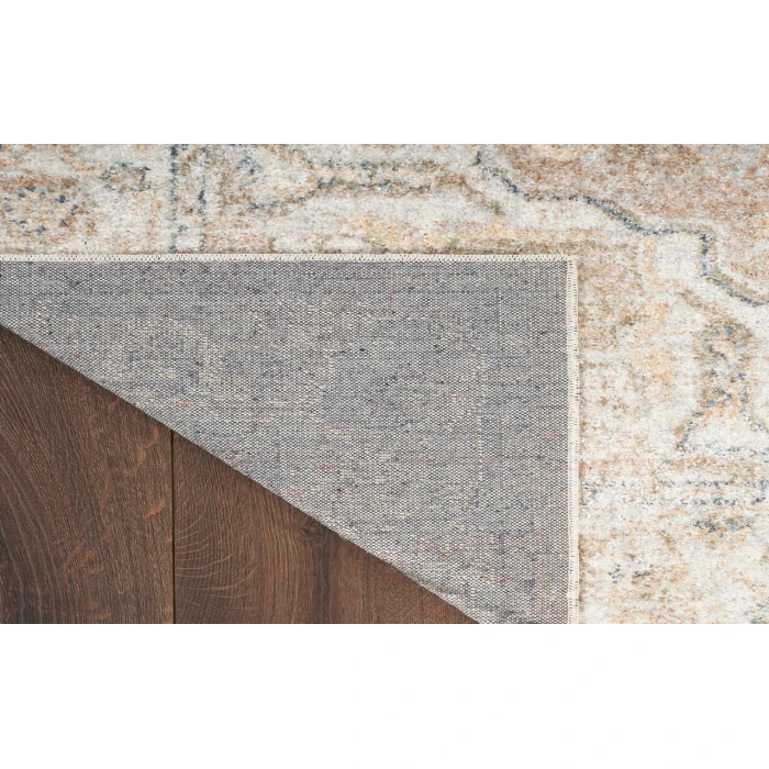 Nourison Astra Machine Washable Beige ASW12 2 ft. X 6 ft. Rectangle Rug