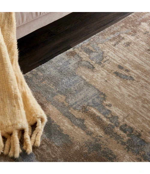 kathy ireland Home Moroccan Celebration Area Rug KI386-Grey/Beige