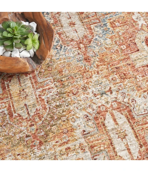 Nourison Sahar Rust SHR01 4 ft. X 6 ft. Rect. Rug