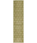 Nourison Home Nourison Essentials Green Ivory NRE04 2 ft. 2 in. X 7 ft. 6 in. Rectangle Rug