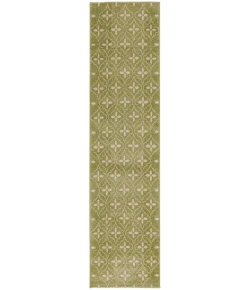 Nourison Home Nourison Essentials NRE04 Green Ivory 2 ft. 2 in. X 7 ft. 6 in. Area Rug
